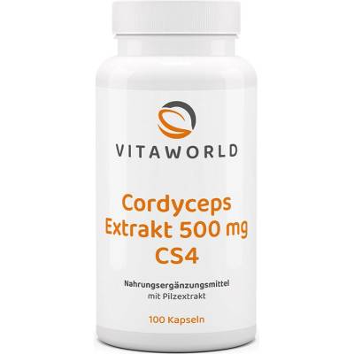 vitaworld Имунитет - Екстракт от гъба Кордицепс CS4, 500 mg x 100 капсули (09202923 VW)