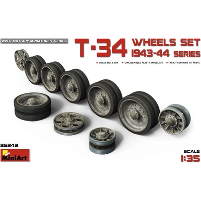 MiniArt T-34 Wheels Set 194344 Series 1:35