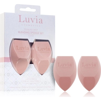 Luvia Cosmetics Diamond Drop Blending Sponge Set Candy 2 ks