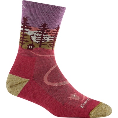 Darn Tough NORTHWOODS MICRO CREW MIDWEIGHT WITH CUSHION cranberry