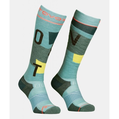 Ortovox Freeride Long Socks Cozy dámske podkolienky ice waterfall