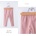 Lily Grey Basic legíny PUDROVÉ