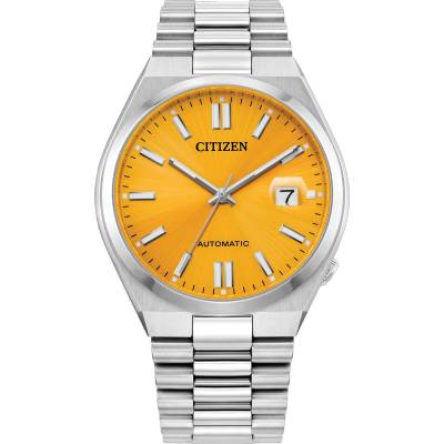 Citizen Мъжки часовник CITIZEN Tsuyosa Automatic NJ0150-56Z, Сребрист / Жълт (ITNJ0150-56Z)