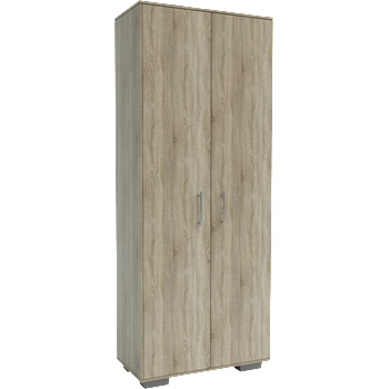 Гардероб 90 с лост и шест рафта Nika дъб сонома