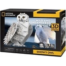 CubicFun 3D puzzle National Geographic: Sněžná sova 62 ks