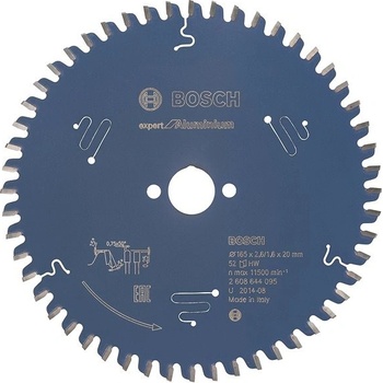 Bosch Pilový kotouč Expert for Aluminium, 165x2,6/1,6 mm 2.608.644.095