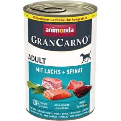Animonda Gran Carno Adult losos a špenát 6 x 400 g