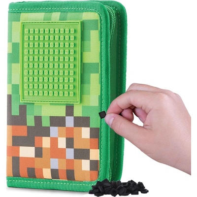 PIXIE CREW Несесер Pixie Crew Green без съдържание (PXA-04-83)