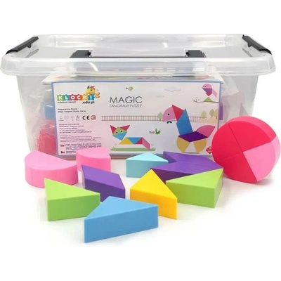 CONSTRUCT EDU Tangram magnetická stavebnice 100 dílů