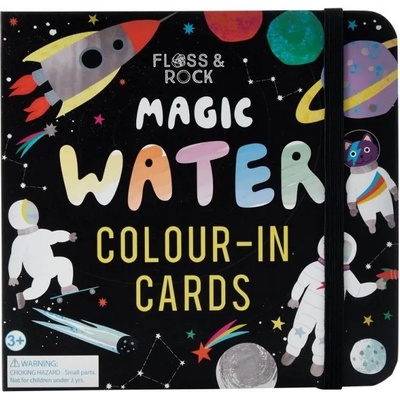 Floss and Rock Детски карти за оцветяване Floss and Rock Magic Water - Космос (39P3517)