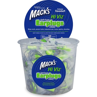 Mack's Acoustic špunty do uší 100 párů