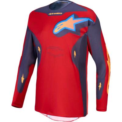 Alpinestars Racer Hunt červená/tmavo sivá/gradient
