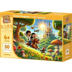 Art Puzzle Детски пъзел Art Puzzle от 50 XXL части - Малки приключенци (35325) - baby