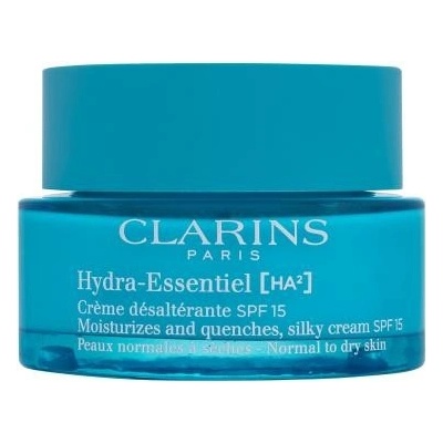 Clarins Hydra-Essentiel [HA²] Silky Cream SPF15 na normálnu až suchú pleť 50 ml