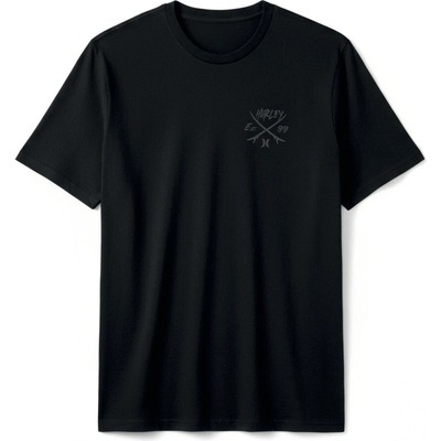 Hurley Мъжка тениска Hurley Tee S/S Printing Press Evy T-shirt - Black (216-8151-0211)