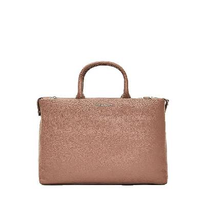 Чанта Mandarina duck Mellow urban handbag - Brown (Winter Rose)