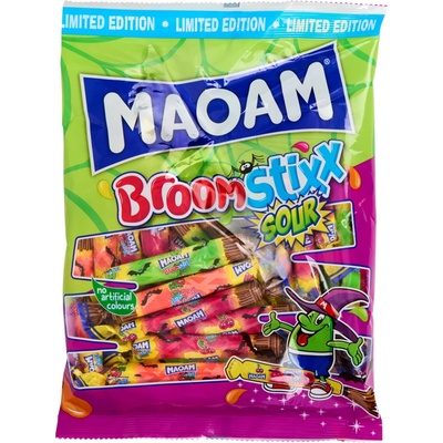 Maoam Broomstixx Sour kyselé žvýkací bonbony 275 g