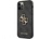 GUESS Гръб Guess PU 4G Metal Logo Case за iPhone 12/12 Pro - Сив (3666339004576)