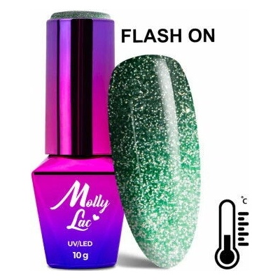 Gél lak Molly Lac Thermo Flashing Lights Rumour 695 10 g