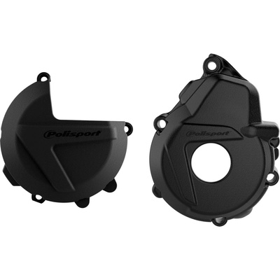 POLISPORT 90982 kryt spojky a alternátora KTM/HUSQVARNA čierna farba