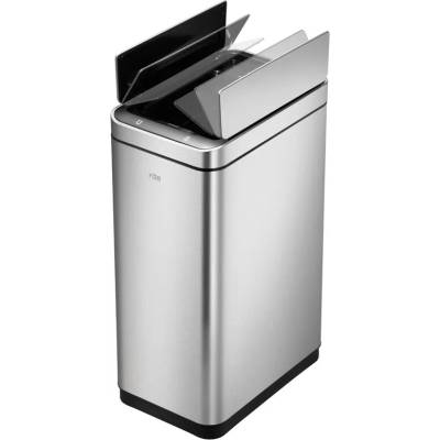 EKO-Europe Кош за отпадъци EKO PHANTOM DELUXE сензорен (45 л) - хром мат (EKO 928745 - Matt s/s)