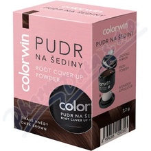 Colorwin Root Cover Up Powder púder na šedivé vlasy a odrasty Dark Brown tmavo hnedý 3,2 g