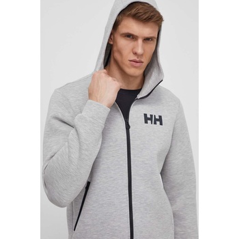 Helly Hansen Спортен суичър Helly Hansen Hydropower Ocean 2.0 в сиво с качулка с изчистен дизайн 34264 (34264.)