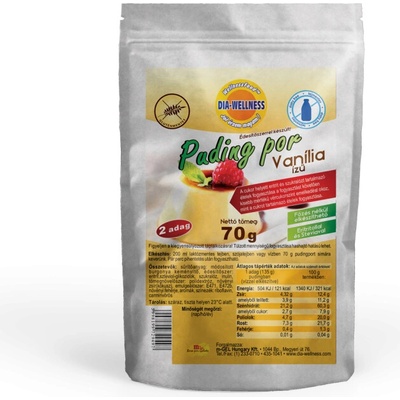Dia Wellness Vanilkový puding studený bezlepkový 70 g