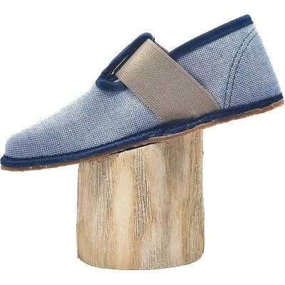 Pegres - Detské barefoot papučky BF 01 Modrá