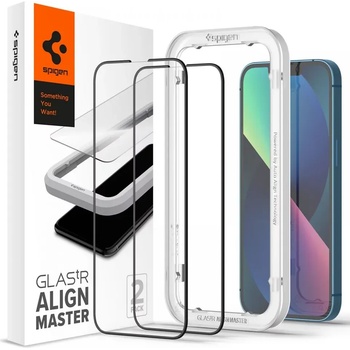 Image 1 of Spigen tR Align Master 2 бр. , черни - iPhone 13/13 Pro