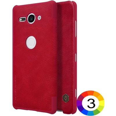 Sony Xperia XZ2 Compact Nillkin Кожен Калъф и Протектор