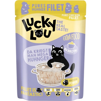 Loucky Lou Extrafood Adult Kurací filet vo vývare 70 g