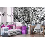 DIMEX ART Самозалепваща се флизелинова фототапета карта на вашингтон 375 x 250 см