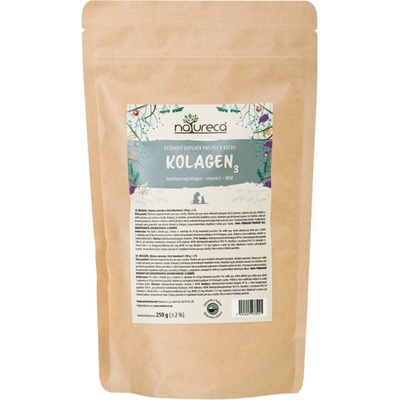 NATURECA Kolagen 3 sušený hydrolyzovaný 250 g