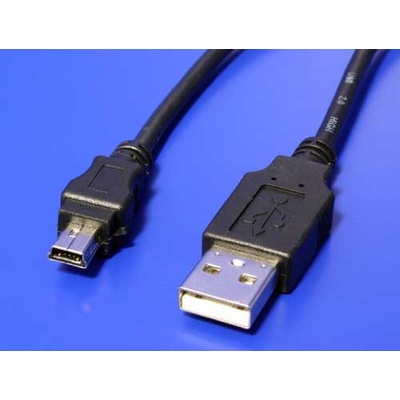 Goobay 11.92.8715 USB 2.0, USB A(M) - miniUSB 5pin B(M), 5m, černý