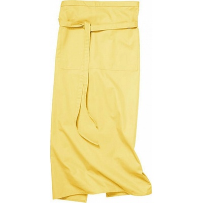 CG Workwear Gastro zástěra Roma odolná proti pomačkání 100 x 100 cm žlutá světlá 100 x 100 cm CGW1260