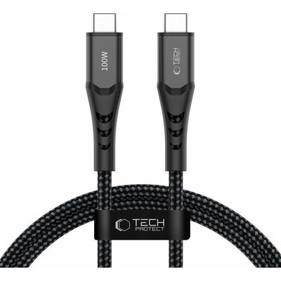 Tech-Protect UB11T ULTRABOOST TYPE-C PD 100W / QC3.0 100cm černý