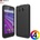 Motorola Moto C Удароустойчив Carbon Fiber Калъф и Протектор