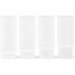 ferm LIVING Чаша за дълги напитки RIPPLE 300 ml, комплект от 4 бр. , бял, твърди LIVING (FERM1104269323)