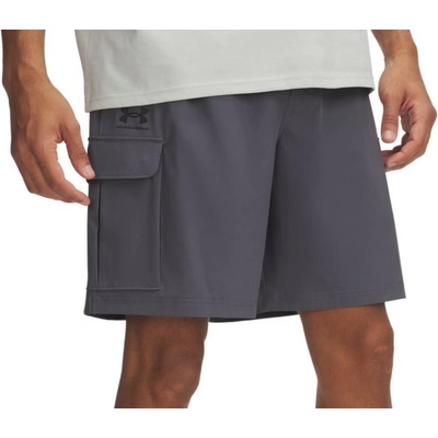 Under Armour UA Vibe Woven Cargo Short Šedá