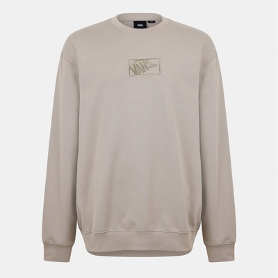 Vans Блуза Vans Men's Blocked Box Cotton Crew Sweatshirt - Mushroom