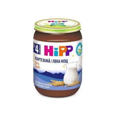HiPP Био млечна каша "Лека нощ" с грис hipp, 4+ месеца, 190гр