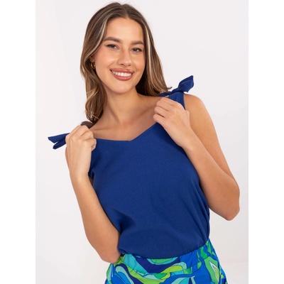 Top WN-TP-1705.69 RUE PARIS Modrá tmavo