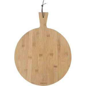 KingHoff Дъска за рязане на пица Kinghoff KH 1674, 35 см. диаметър, бамбук, кафява (KH 1674)