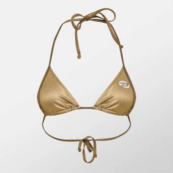 Diesel Бикини DIESEL Women's Logo Triangle Bikini - Gold