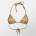 Diesel Бикини DIESEL Women's Logo Triangle Bikini - Gold