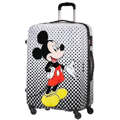 American Tourister Disney Legends Spinner 19C Mickey Mouse Polka Dots 88 l