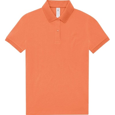 B&C My Polo 210 /women Dámske piqué polo oranžová amalfi coral