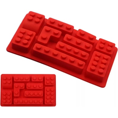 Zaparkorun Silikónová forma na ľad v tvare kociek LEGO