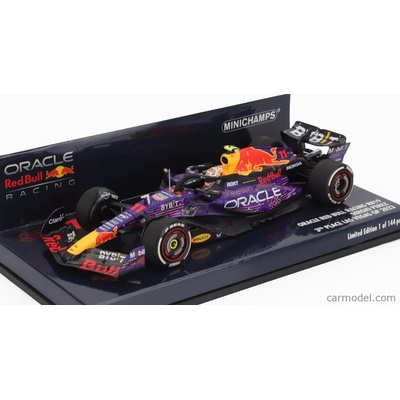 Minichamps Red bull F1 Rb19 Team Oracle Red Bull Racing N 11 3rd Las Vegas Usa Gp 2023 Sergio Perez Fialová Žlutá Červená 1:43